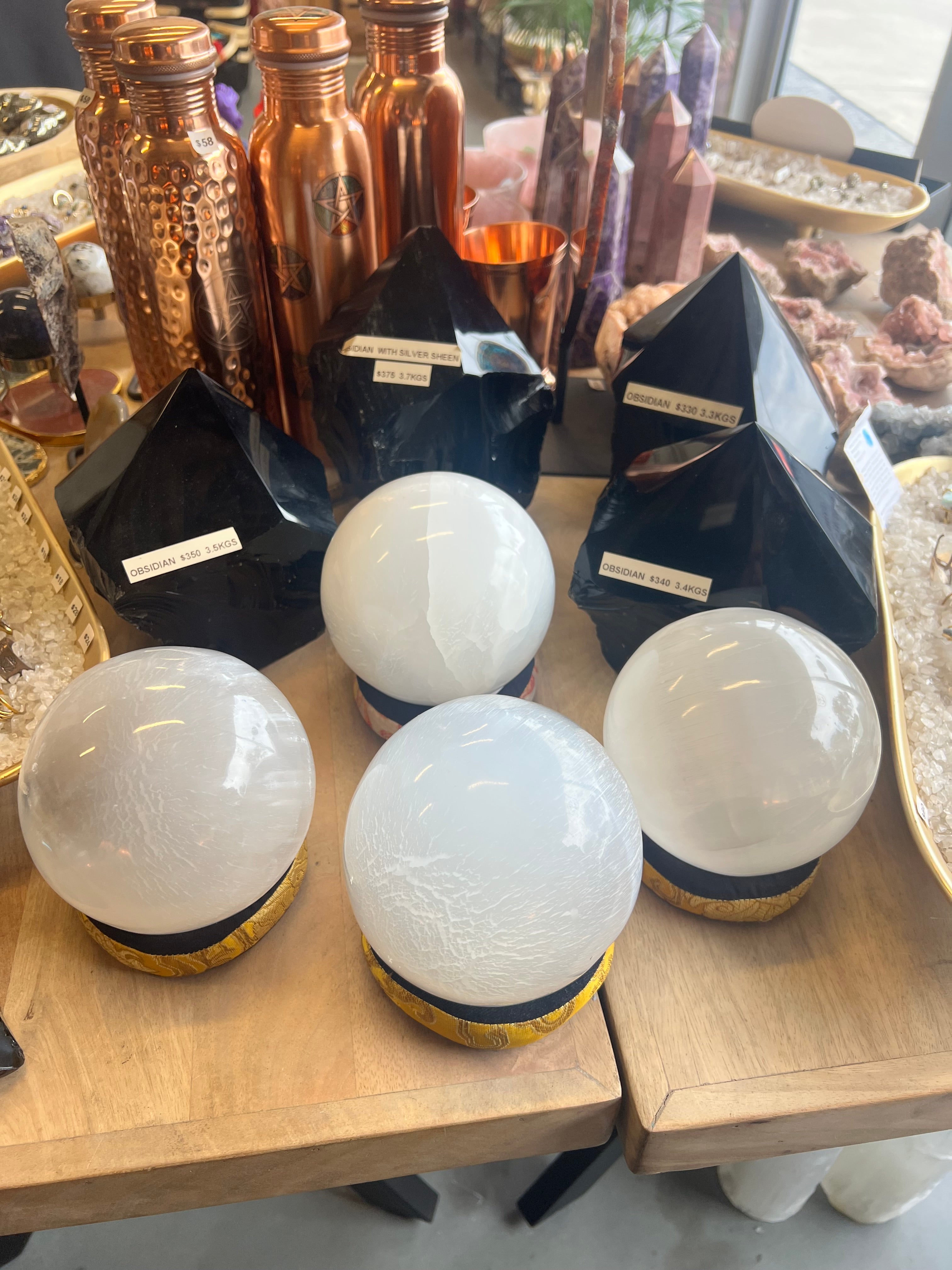 Selenite Sphere 12.5cm