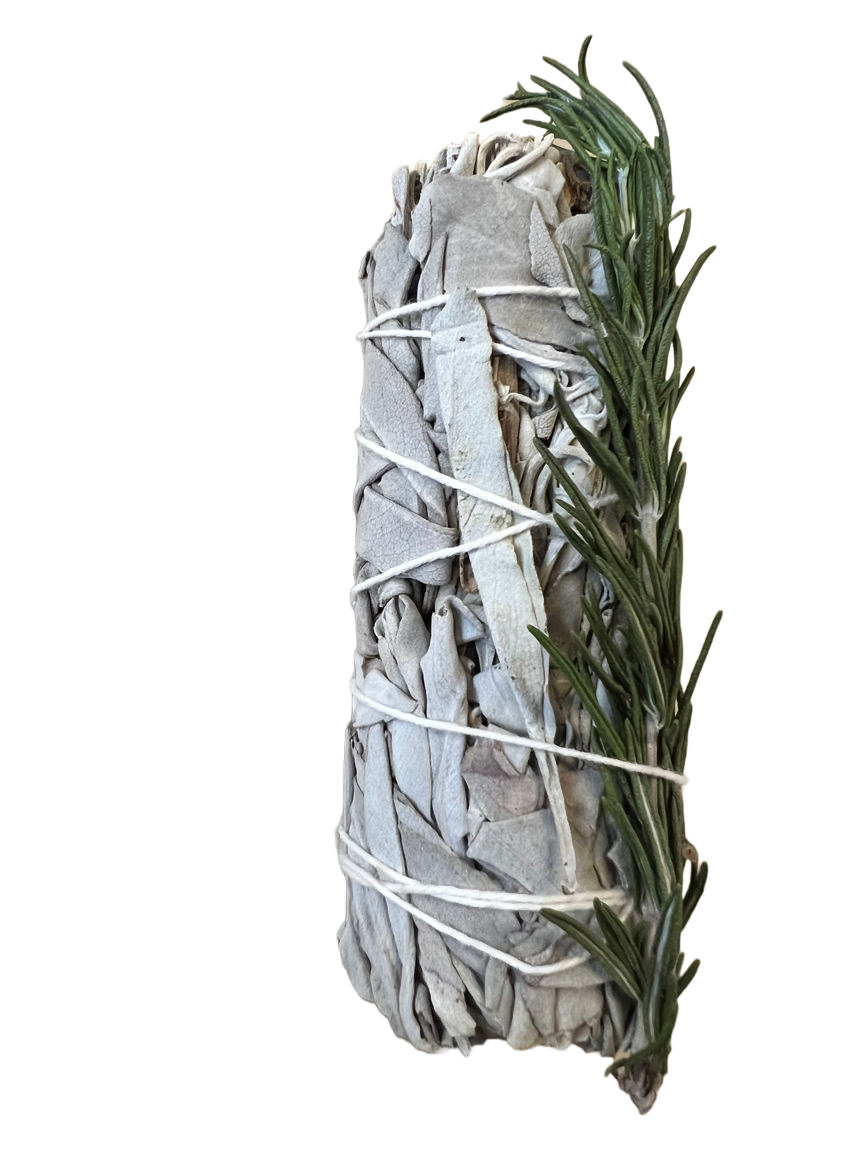 Smudge White Sage with Rosemary Clarity Prosperity and Abundance 2 Units