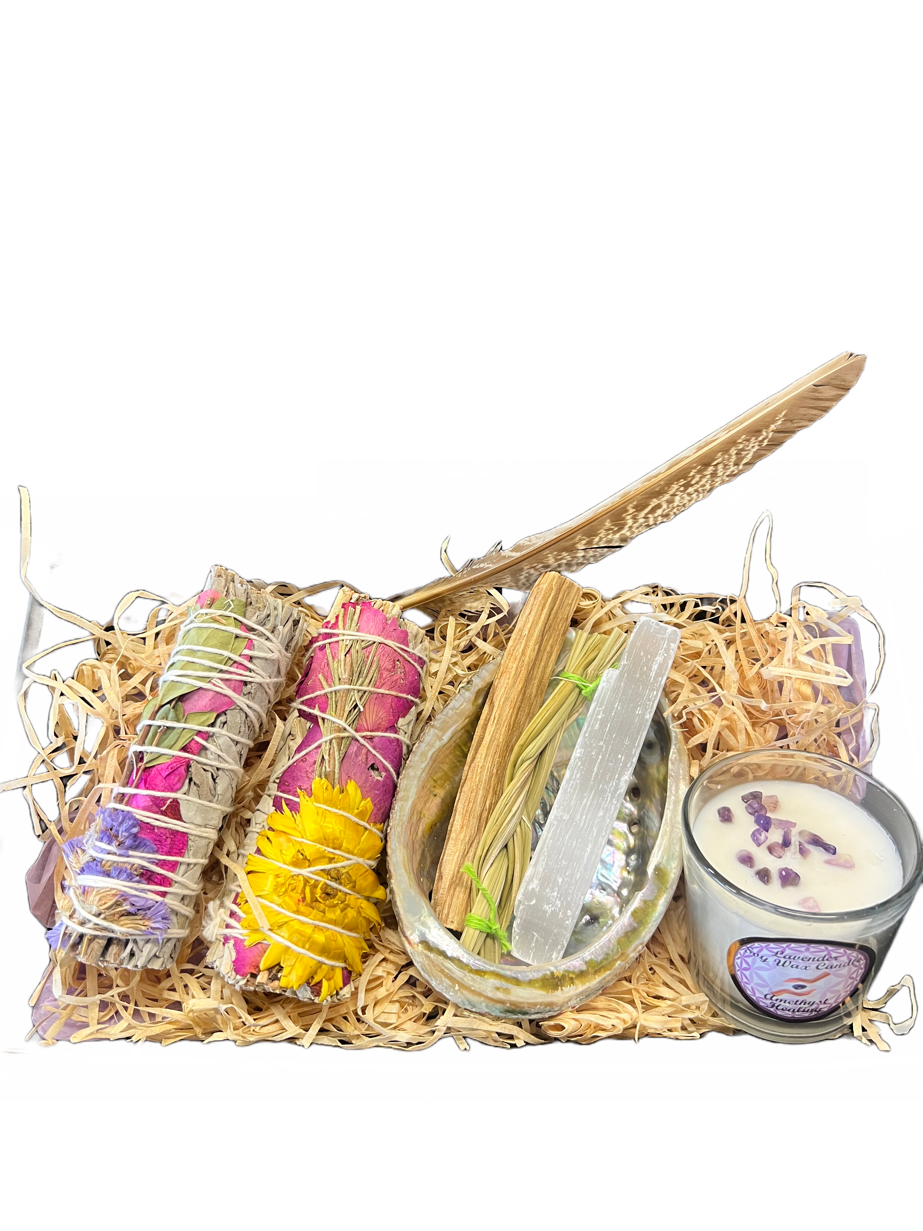 Floral Sage Smudge Gift Set B