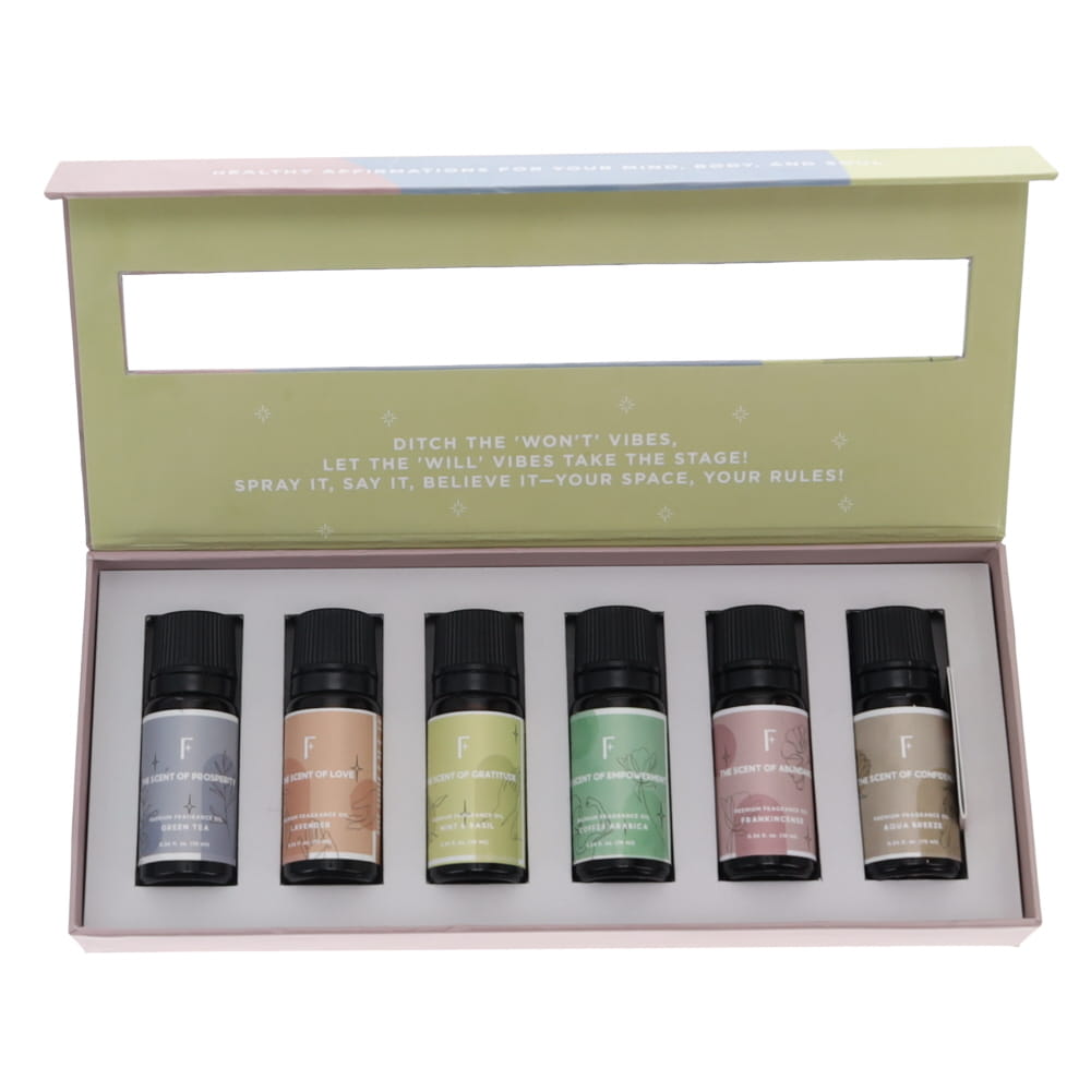 Set of 6 Folkessence Manifest Essential Oils