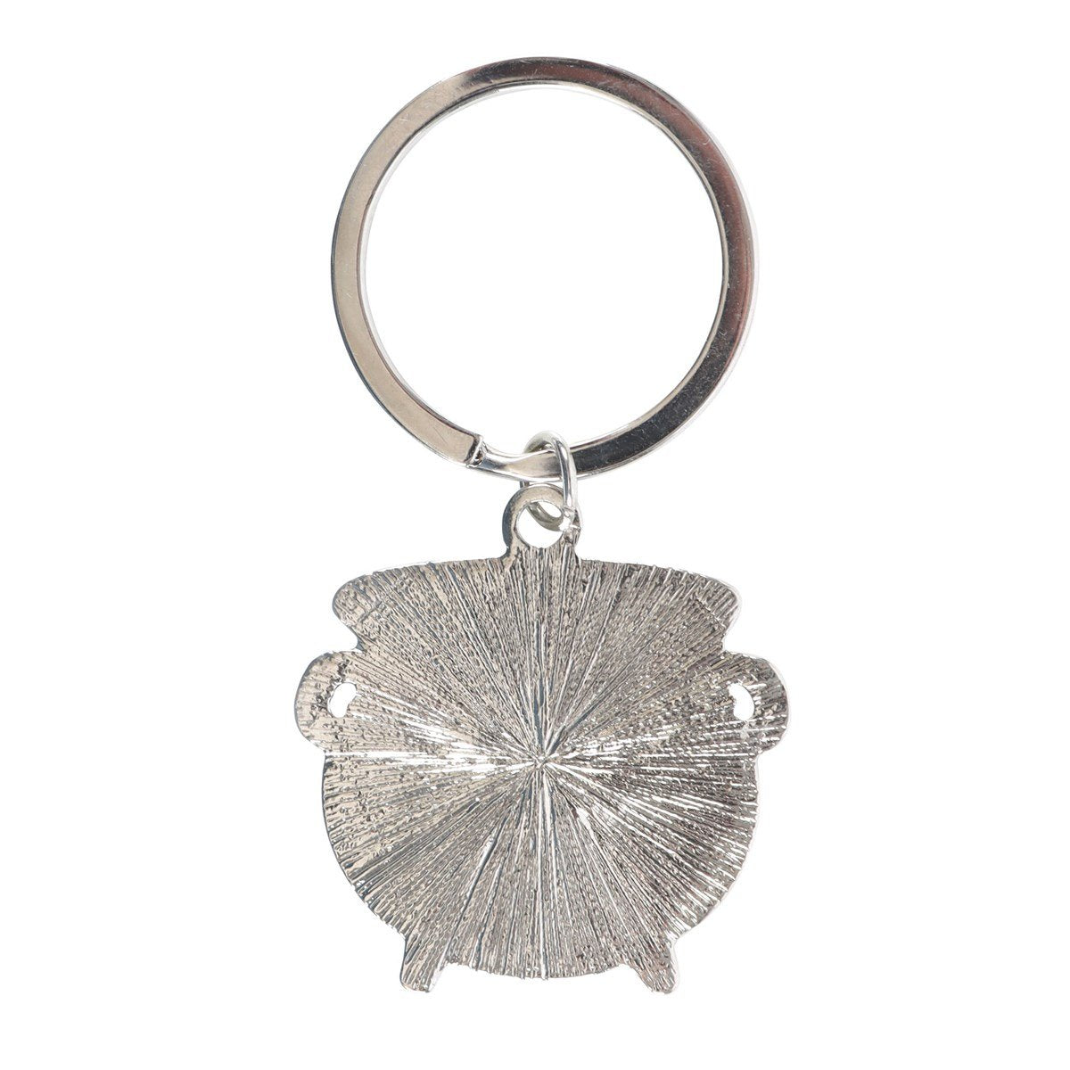 Witches Brew Cauldron Metal Keyring