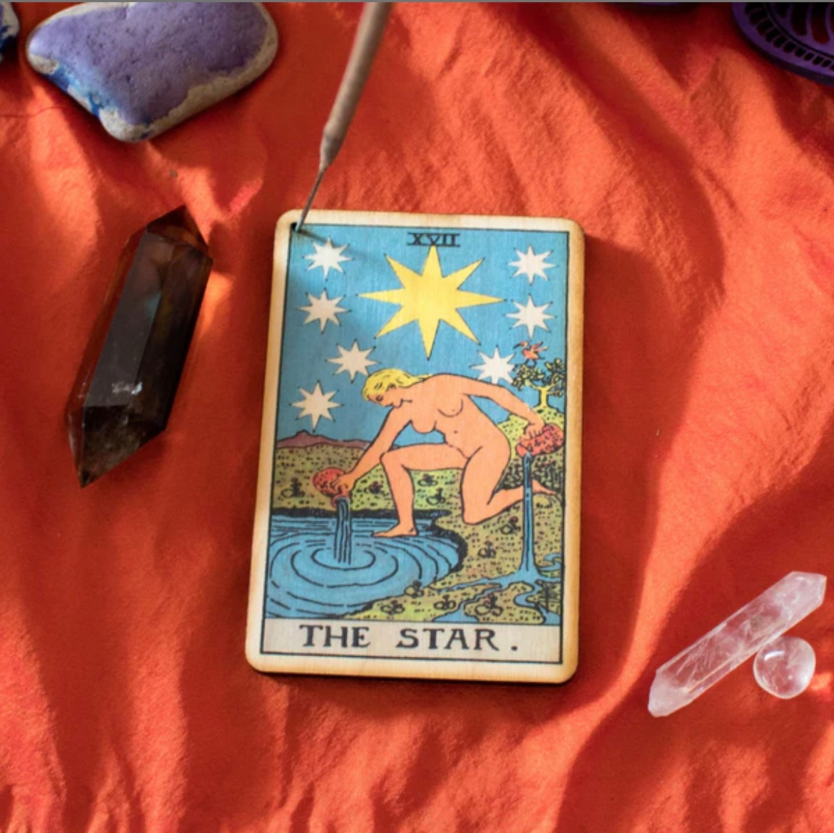 The Star Tarot Incense Holder Tray