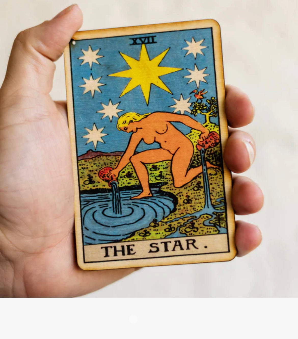 The Star Tarot Incense Holder Tray