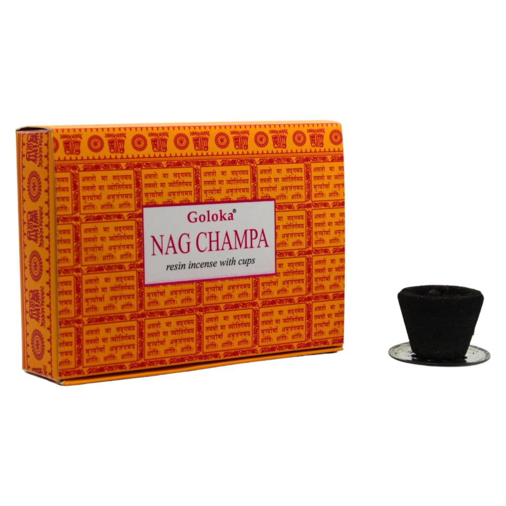 Goloka Nag Champa Smudge 6 Cup Incense