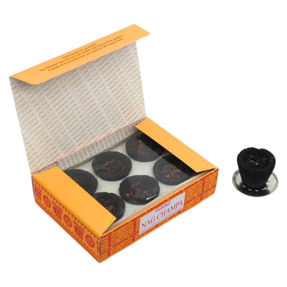 Goloka Nag Champa Smudge 6 Cup Incense