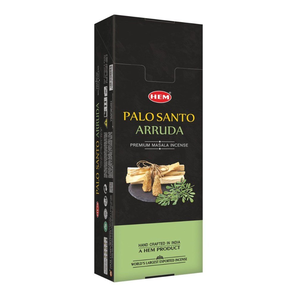 Palo Santo Arruda Hem Premium Hexa Incense Sticks