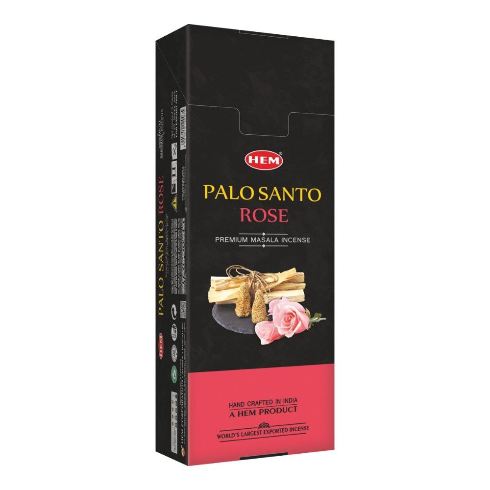 Palo Santo Rose Hem Premium Hexa Incense Sticks