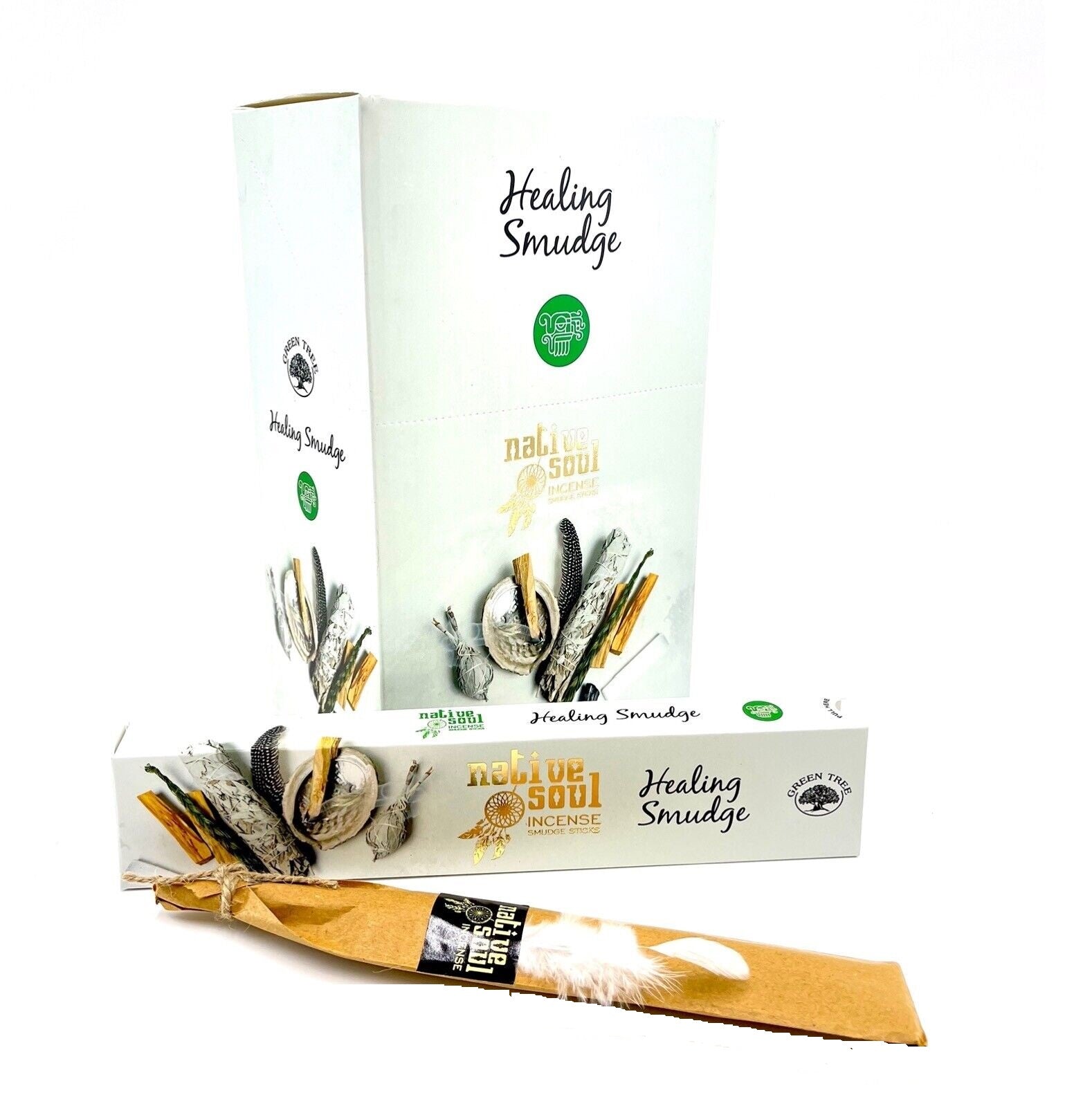 Green Tree Native Soul Healing Incense Smudge Sticks