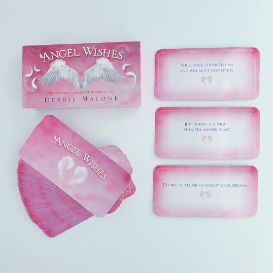 Angel Wishes Affirmation Card Inspirational Guidance From Your Angels