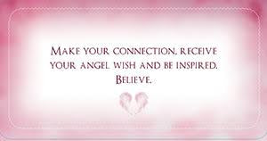 Angel Wishes Affirmation Card Inspirational Guidance From Your Angels
