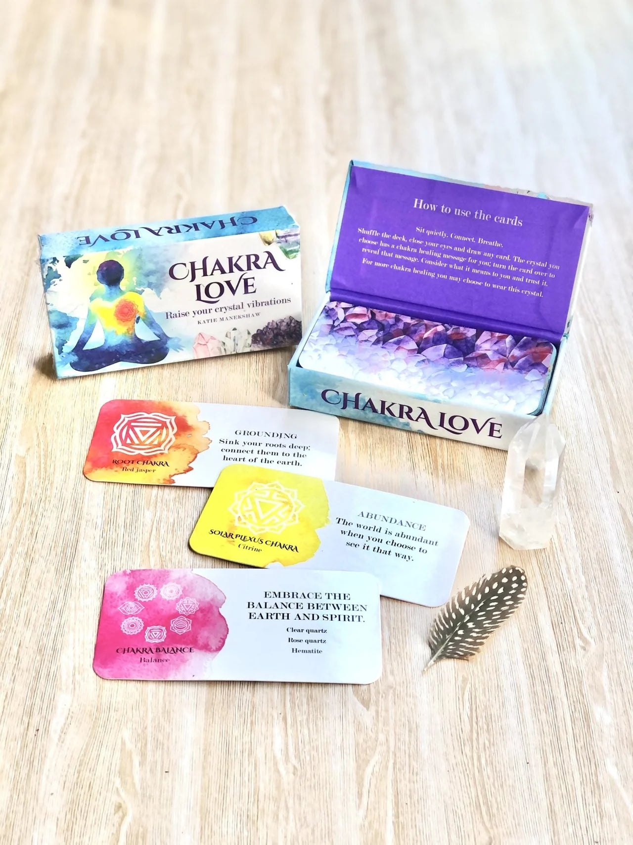 CHAKRA LOVE RAISE YOUR VIBRATION 40 MINI CARDS