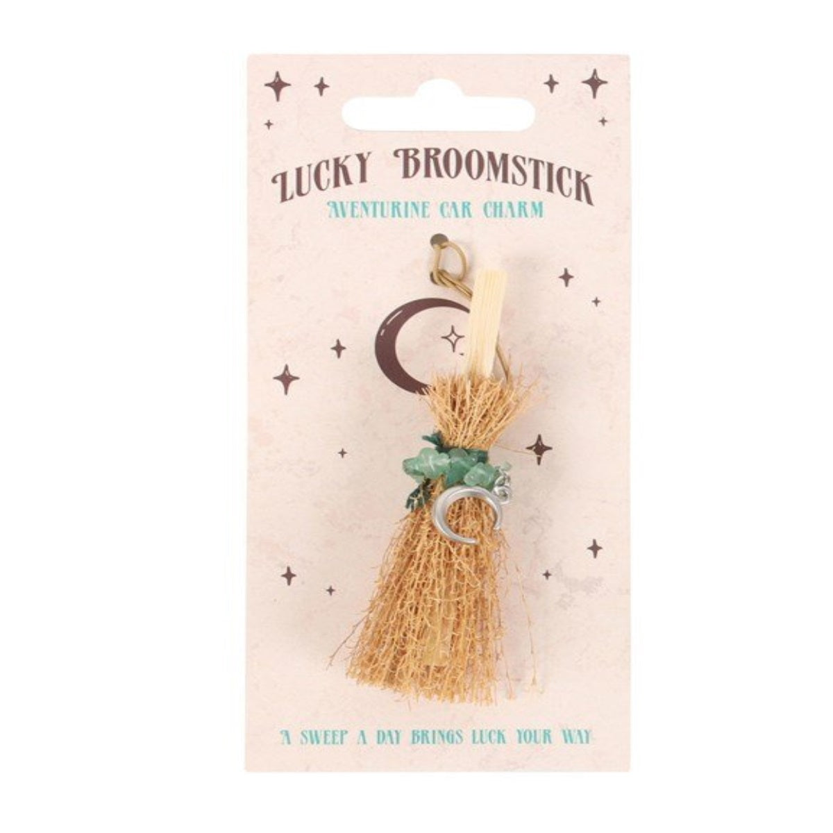 Lucky Broomstick Aventurine Car