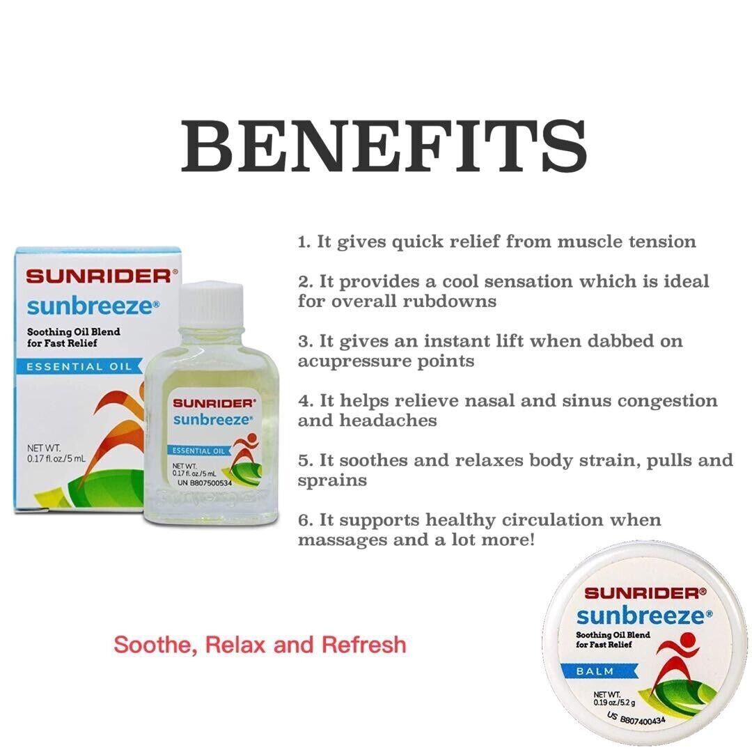 Sunbreeze Soothing Oil Pain Relief Muscle