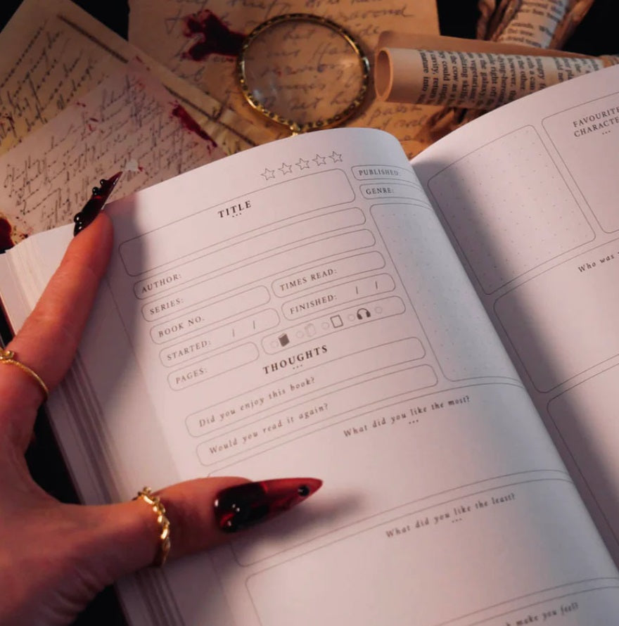Reading Journal Serpents & Swords By The Quirky Cup Collective