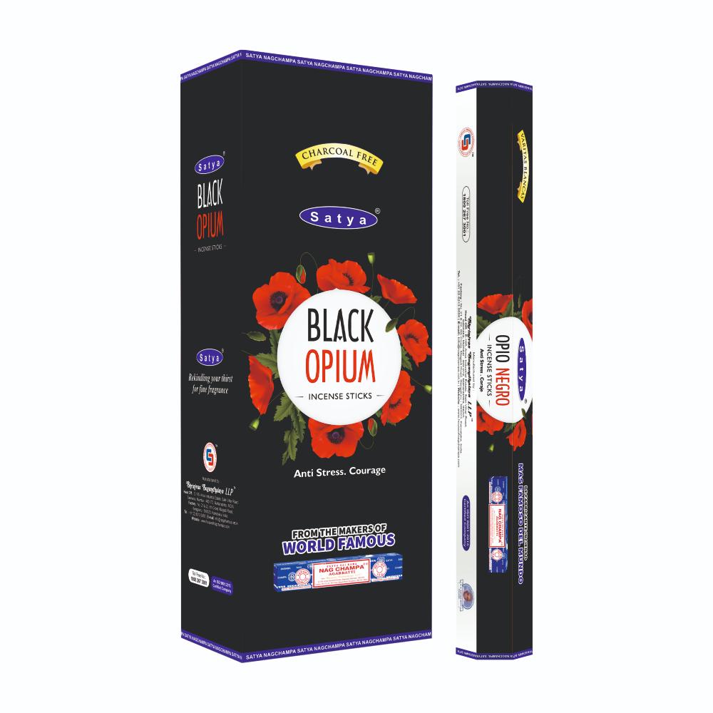 Satya Black Opium Incense Sticks