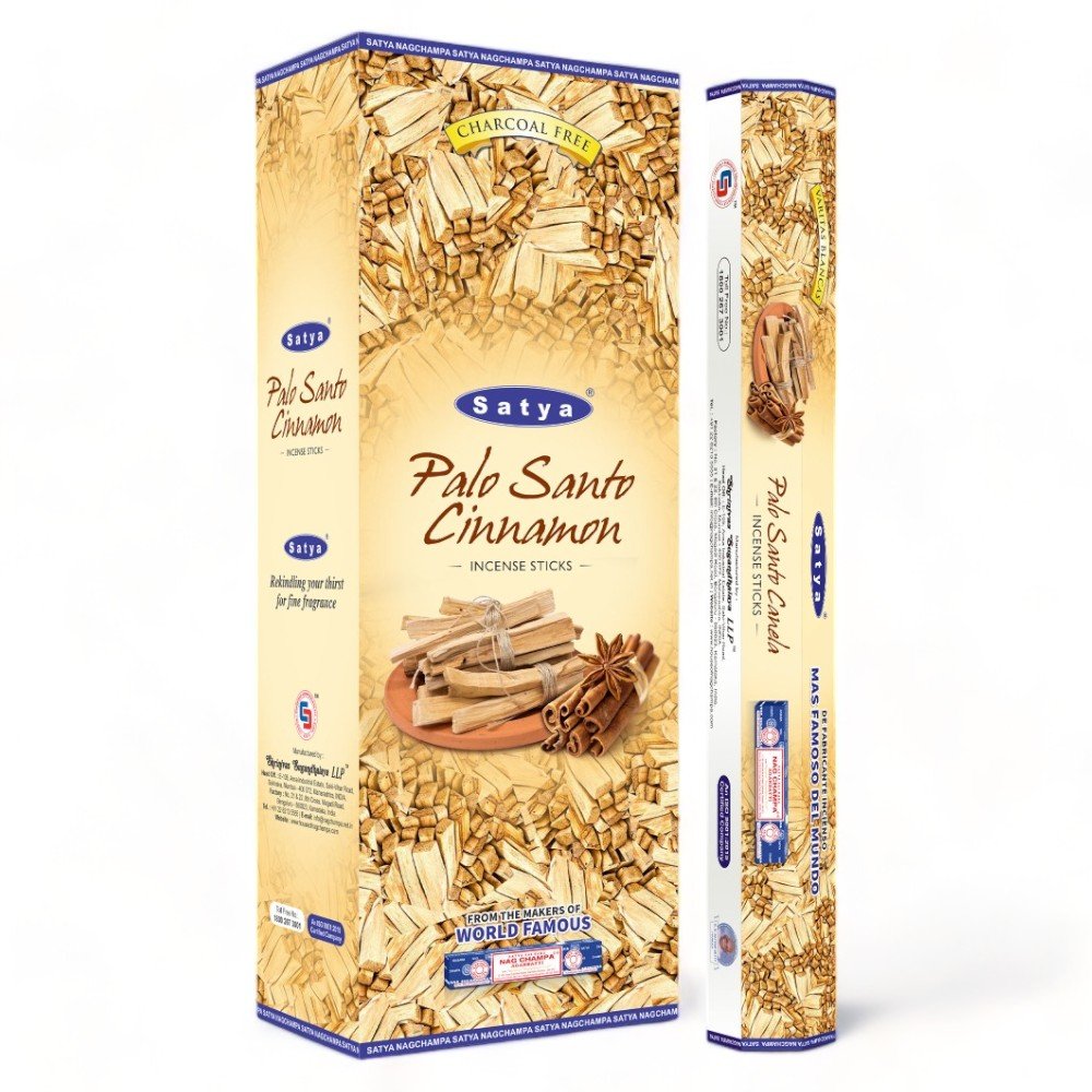Satya Hexa Palo Santo Cinnamon Incense Sticks