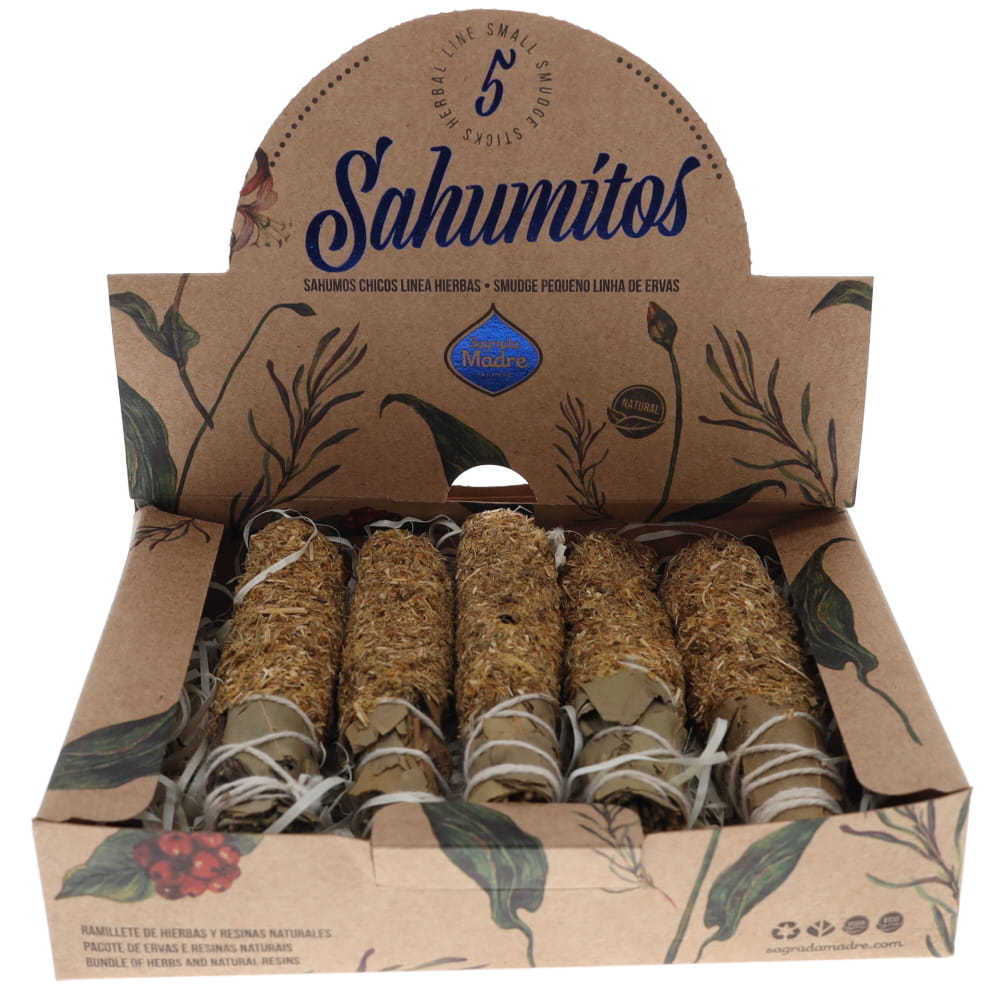 5 Pieces Sahumitos Smudge Box Stick - Calendula & Chamomile
