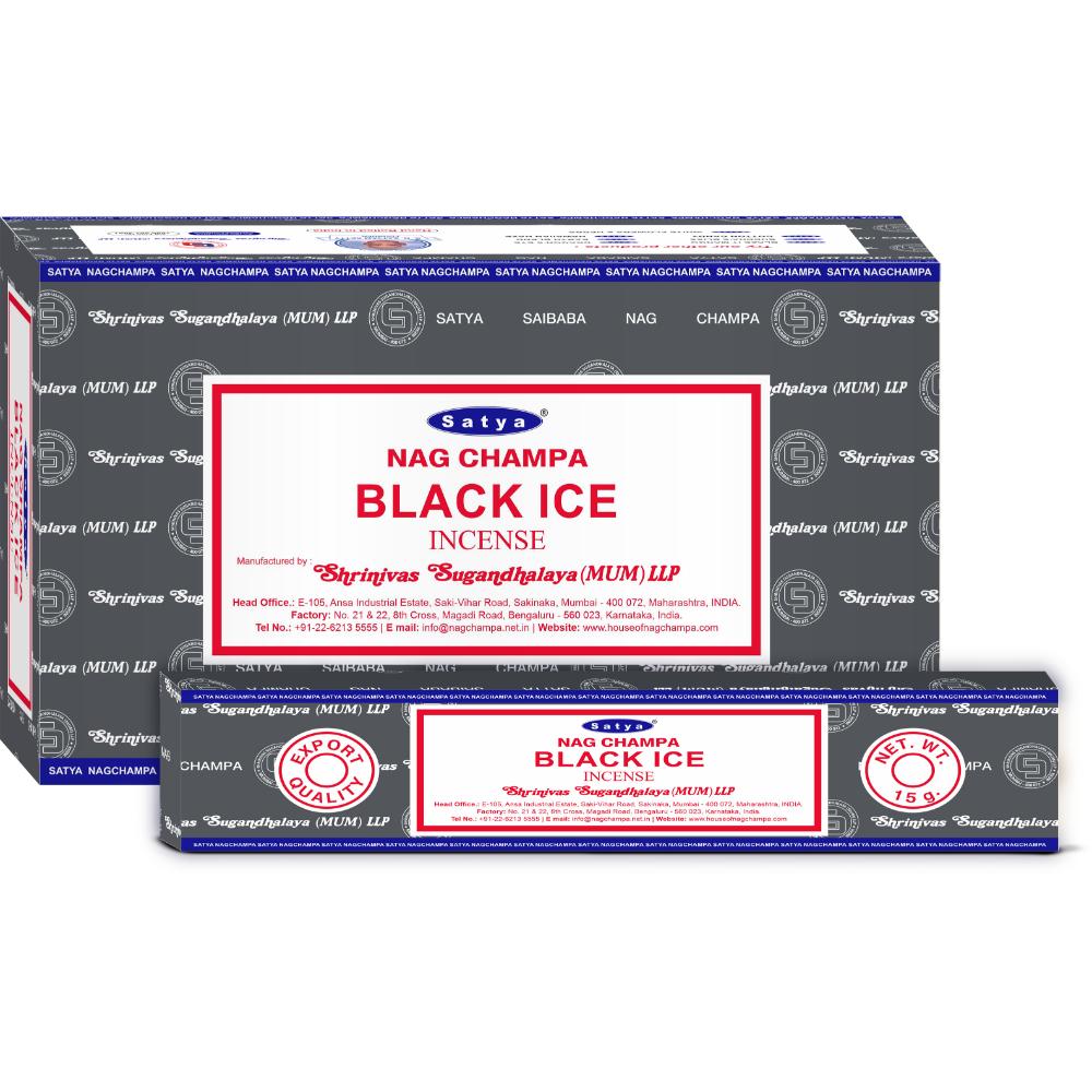 Satya Black Ice Incense Sticks