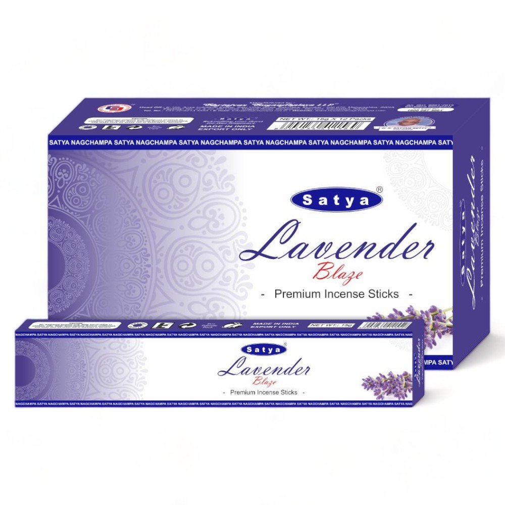 Satya Lavender Blaze Premium Incense Sticks