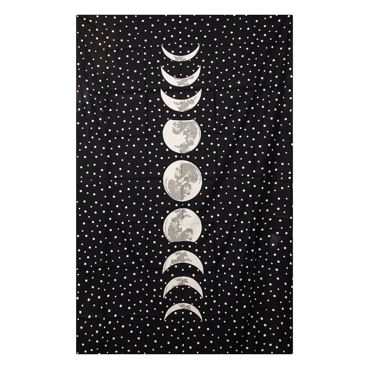 Moon Phases Black and White Altar Scarf TAP62