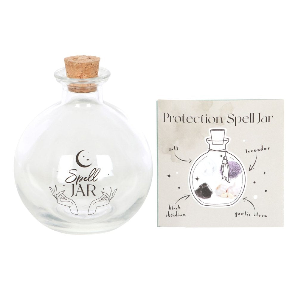 Glass Spell Jar 10cm with Recipe Booklet