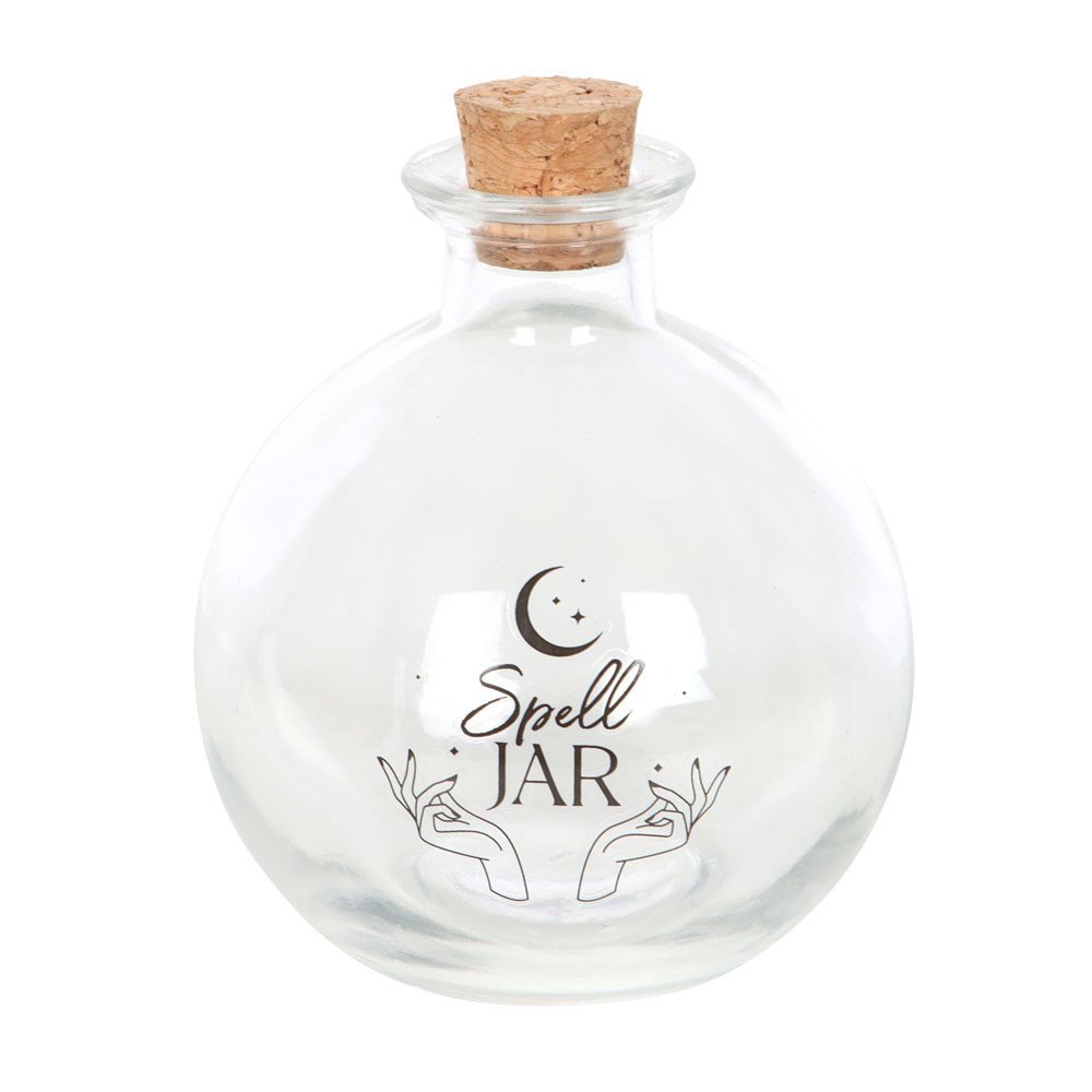 Glass Spell Jar 10cm with Recipe Booklet