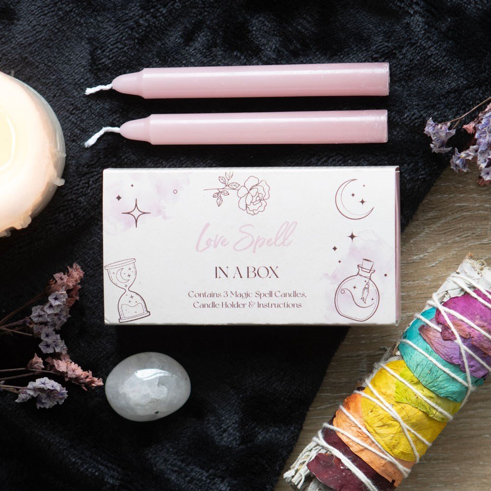 Set of 3 Magic Love Spell Candles