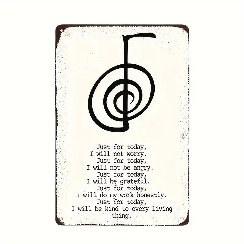 Cho Ku Rei Metal Sign Reiki Symbol