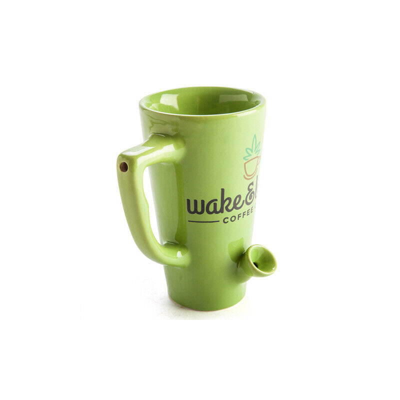Wake and Bake Coffee Mug Tea Water Pipe