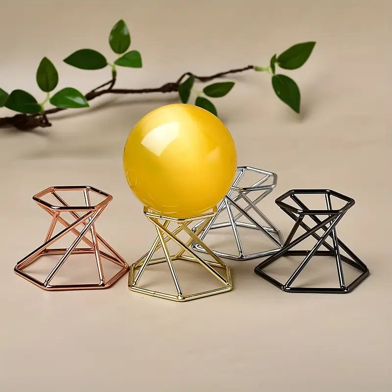 Crystal Ball Stand Holder - Black
