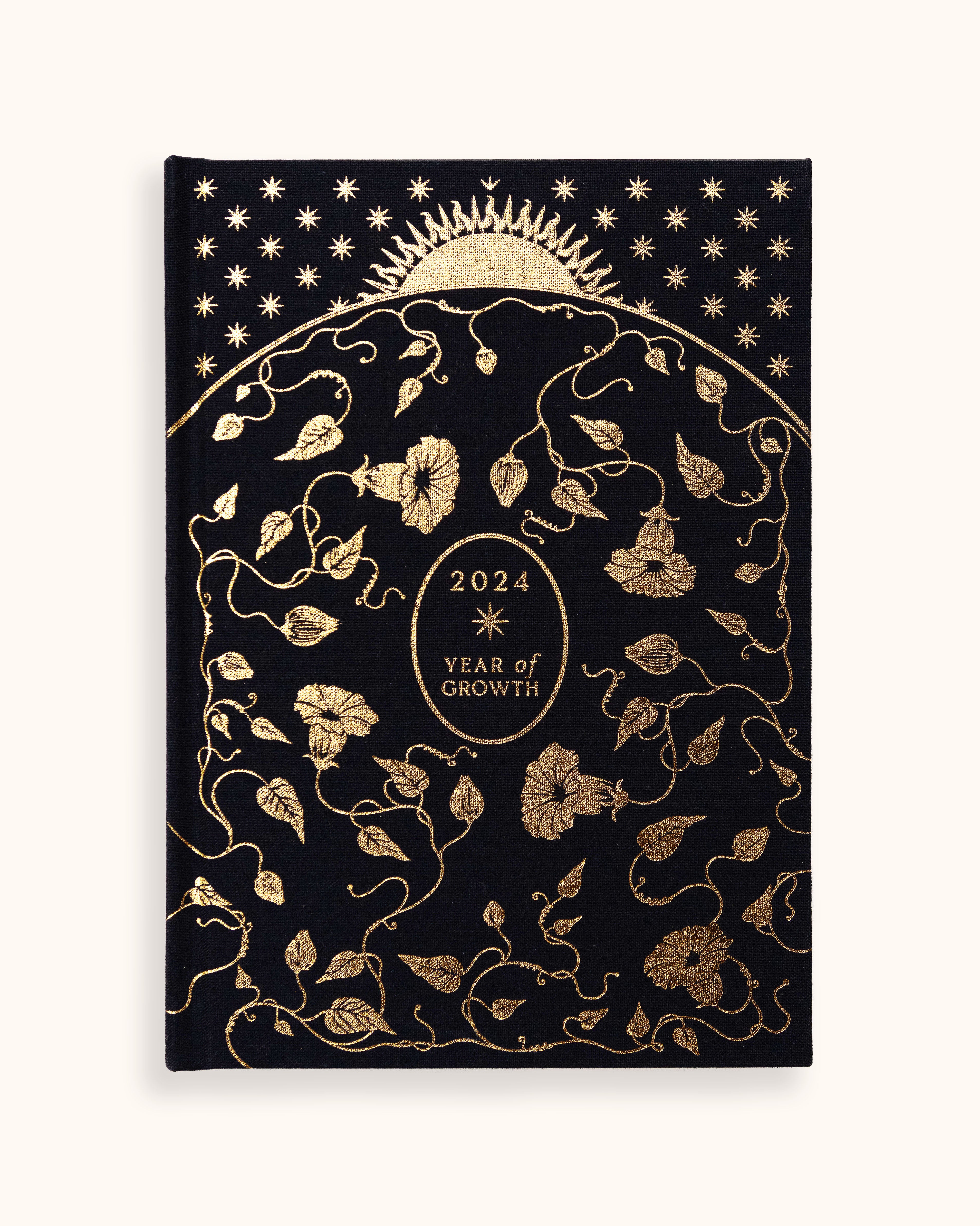 DREAMY MOONS 2024 YEAR OF GROWTH BOOK - BLACK