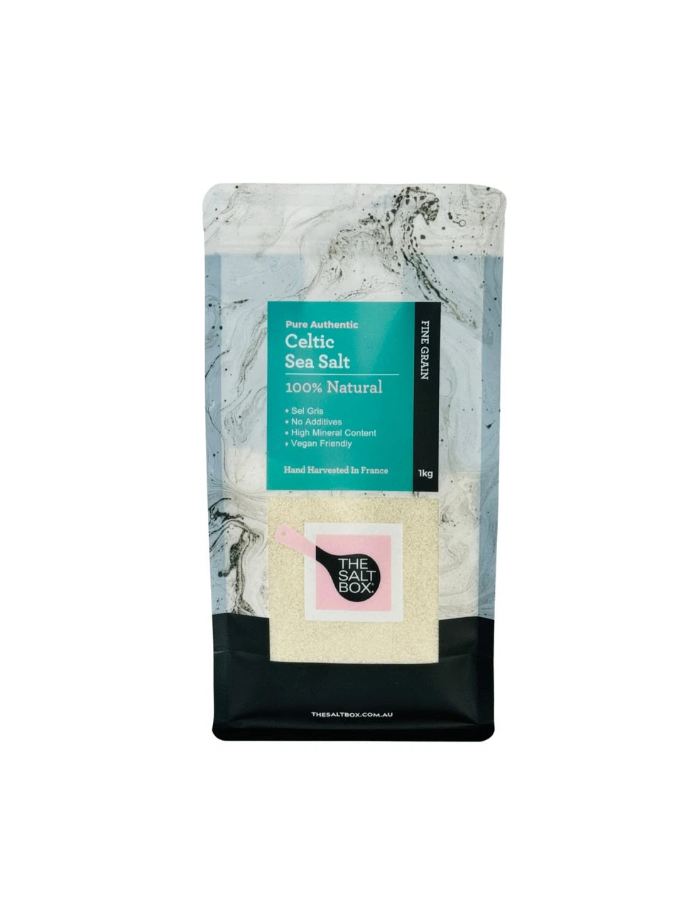 Celtic Sea Salt (Sel Gris) Fine 1kg - The Salt Box