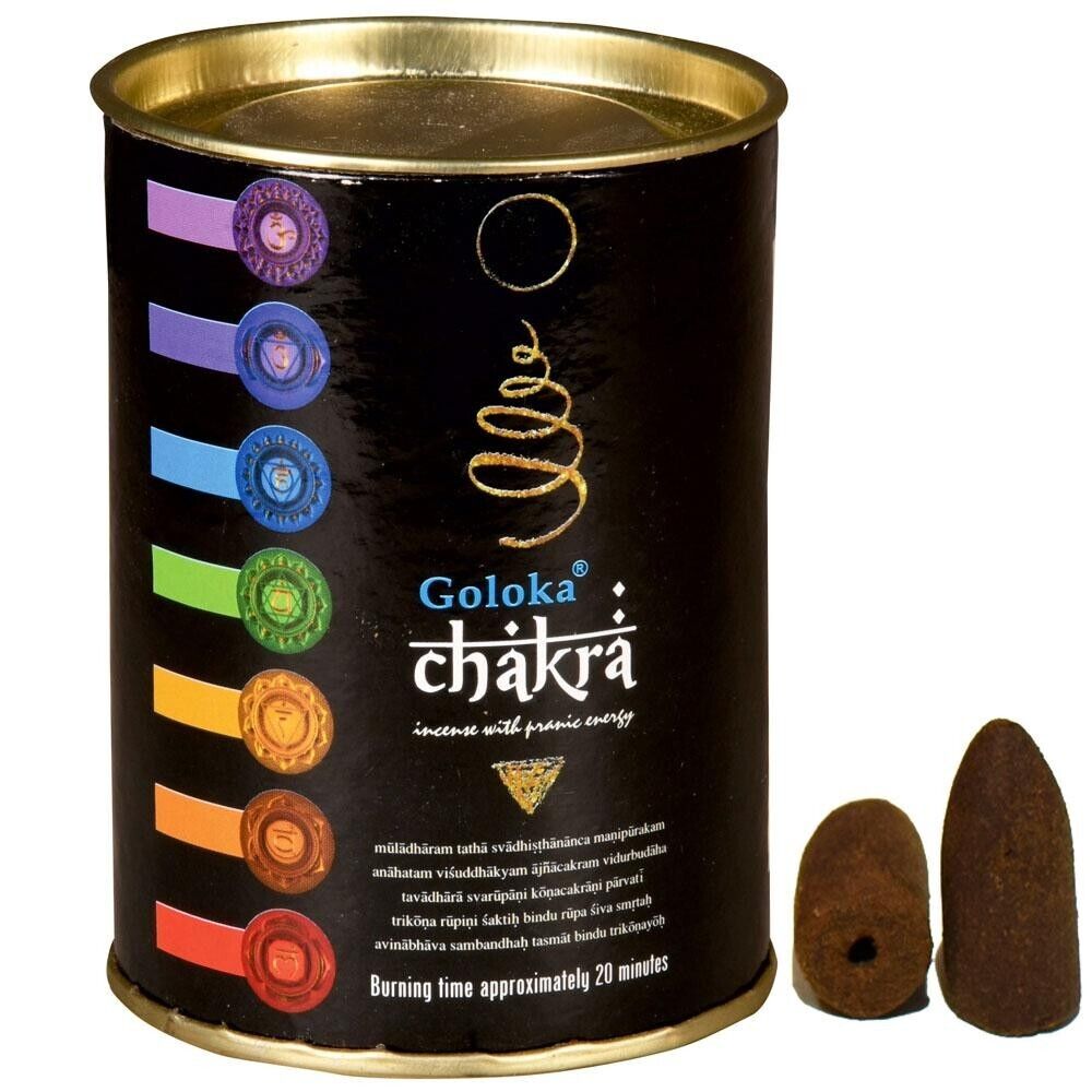 Mix 120 Backflow Incense Cones Goloka