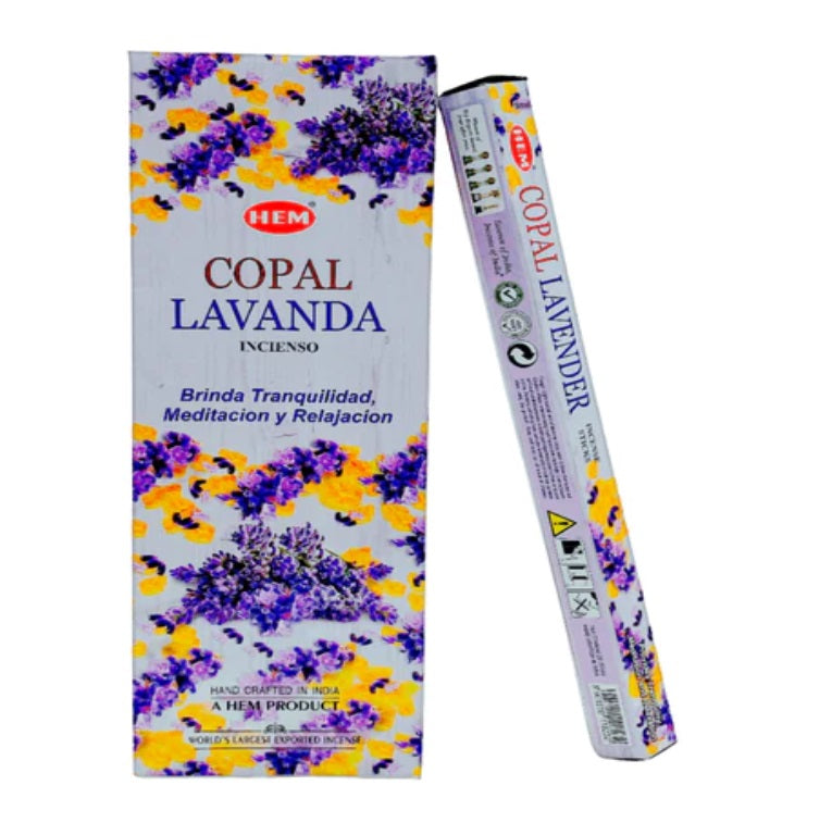HEM Copal Lavender 120 Incense Sticks