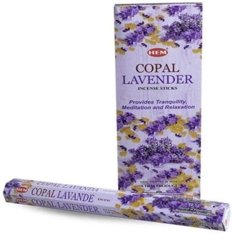HEM Copal Lavender 120 Incense Sticks