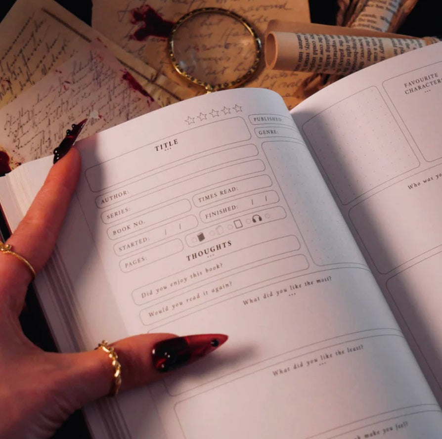 Destiny Awaits Reading Companion Planner Journal By Quirky Cup Collective