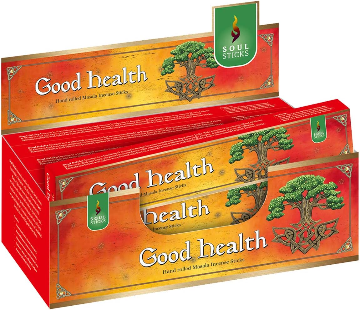Good Health Incense Soul Stick Natural Essence Aromatic -12 Packets