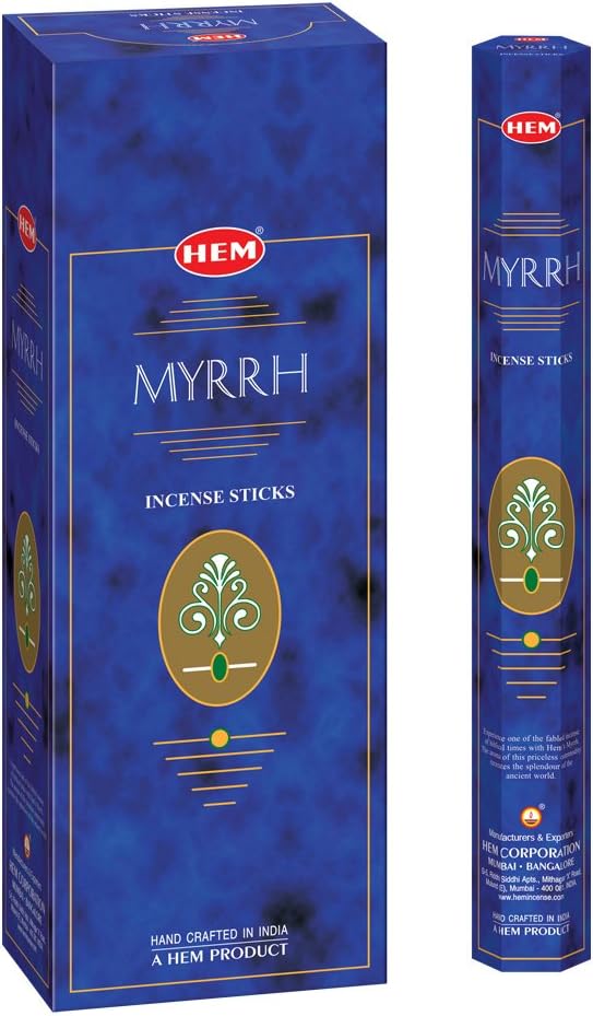 HEM MYRRH 120 Incense Sticks