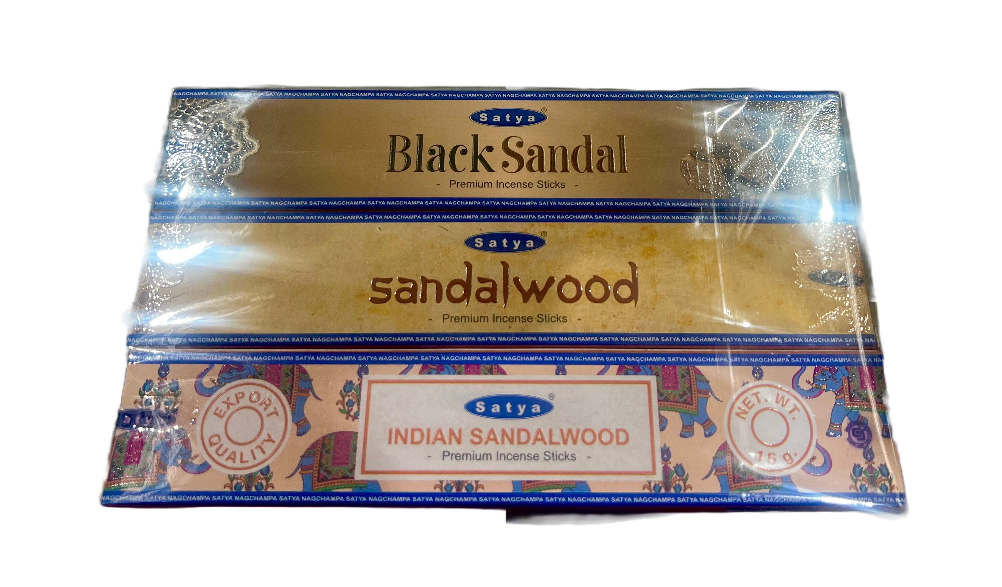 Sandalwood Black Sandal Indian Incense Sticks Green Tree Set