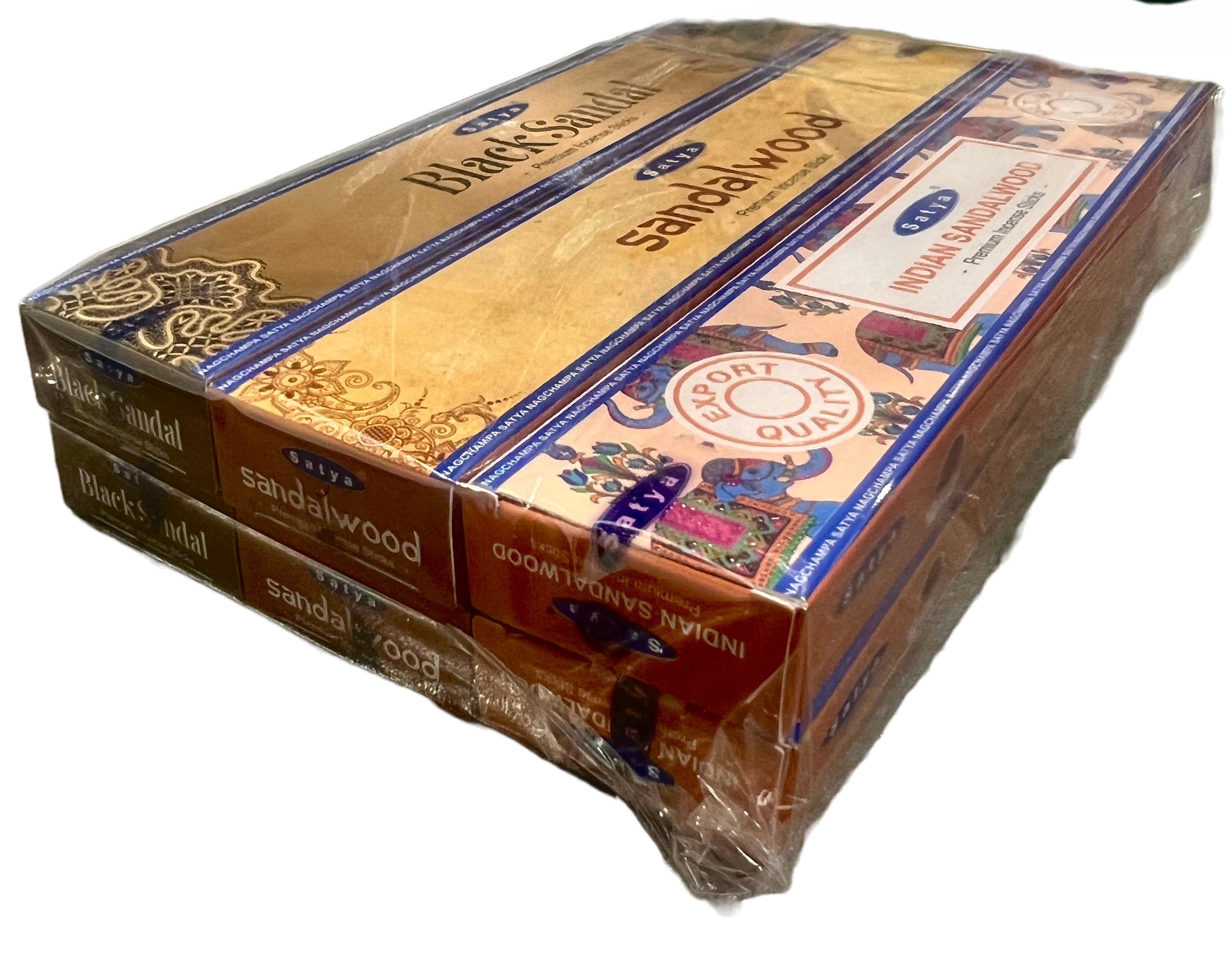 Sandalwood Black Sandal Indian Incense Sticks Green Tree Set