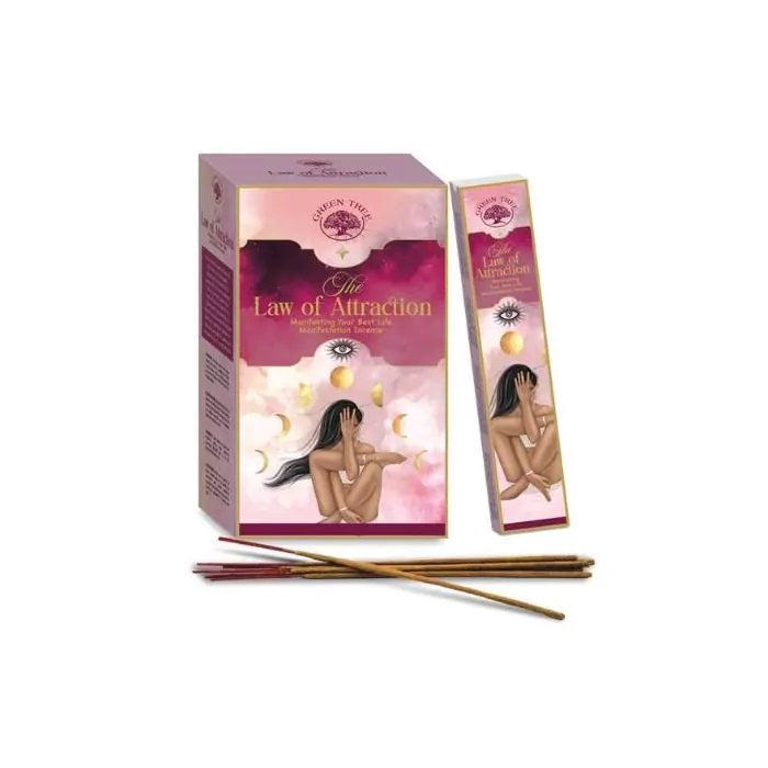 Green Tree Law of Attraction Manifestation Incense Sticks
