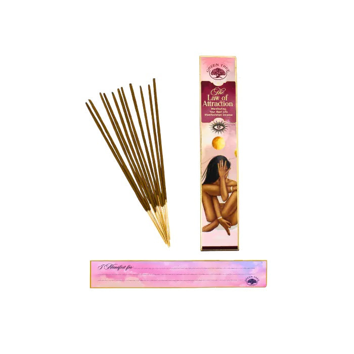 Green Tree Law of Attraction Manifestation Incense Sticks