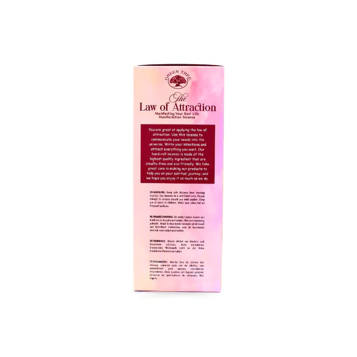 Green Tree Law of Attraction Manifestation Incense Sticks