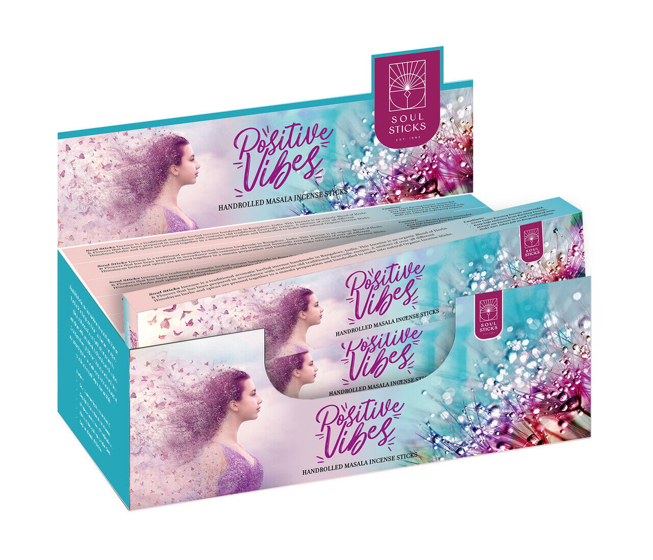 Positive Vibes Incense Soul Stick Natural