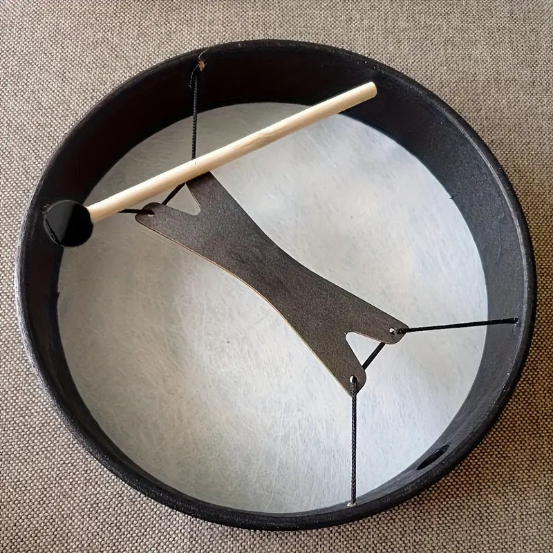 Shamanic Tree of Life Frame Drum with Beater