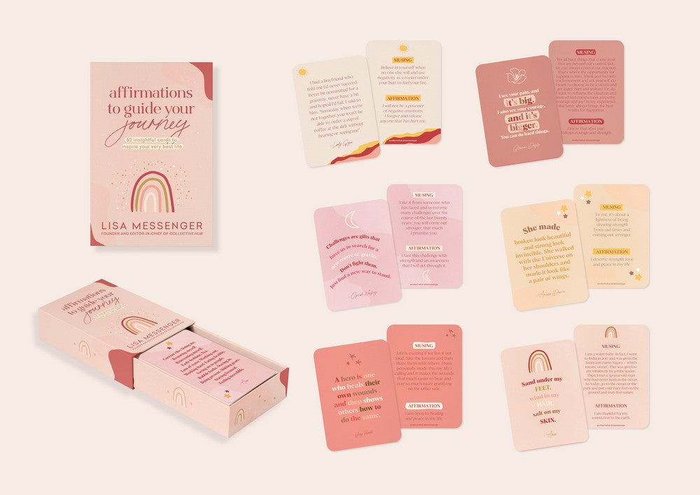 Affirmations to Guide Your Journey Box Card Set