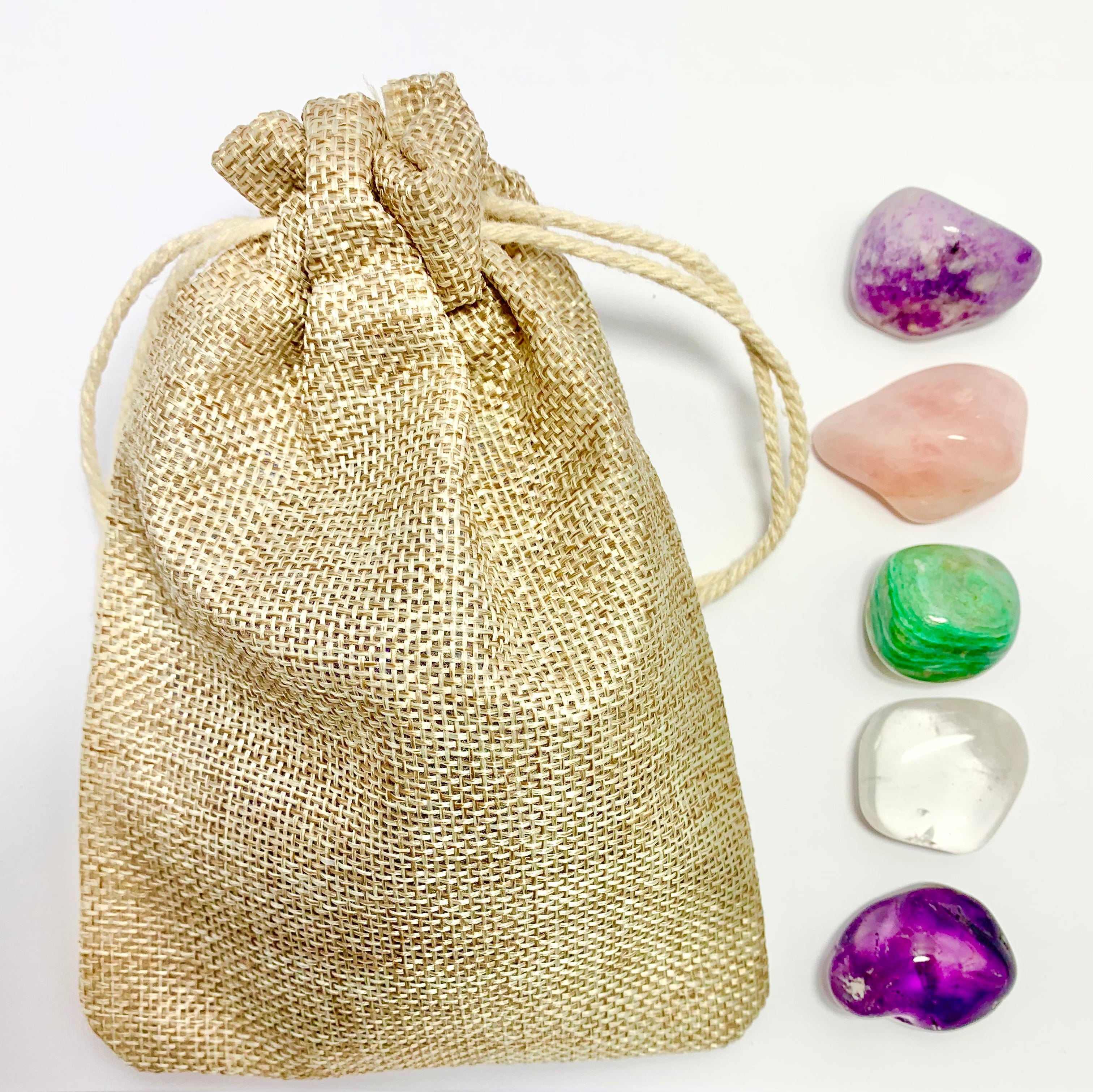Love & Harmony Crystal Tumbled Gift Set