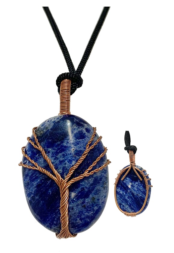Wisdom Tree Sodalite Crystal Pendant