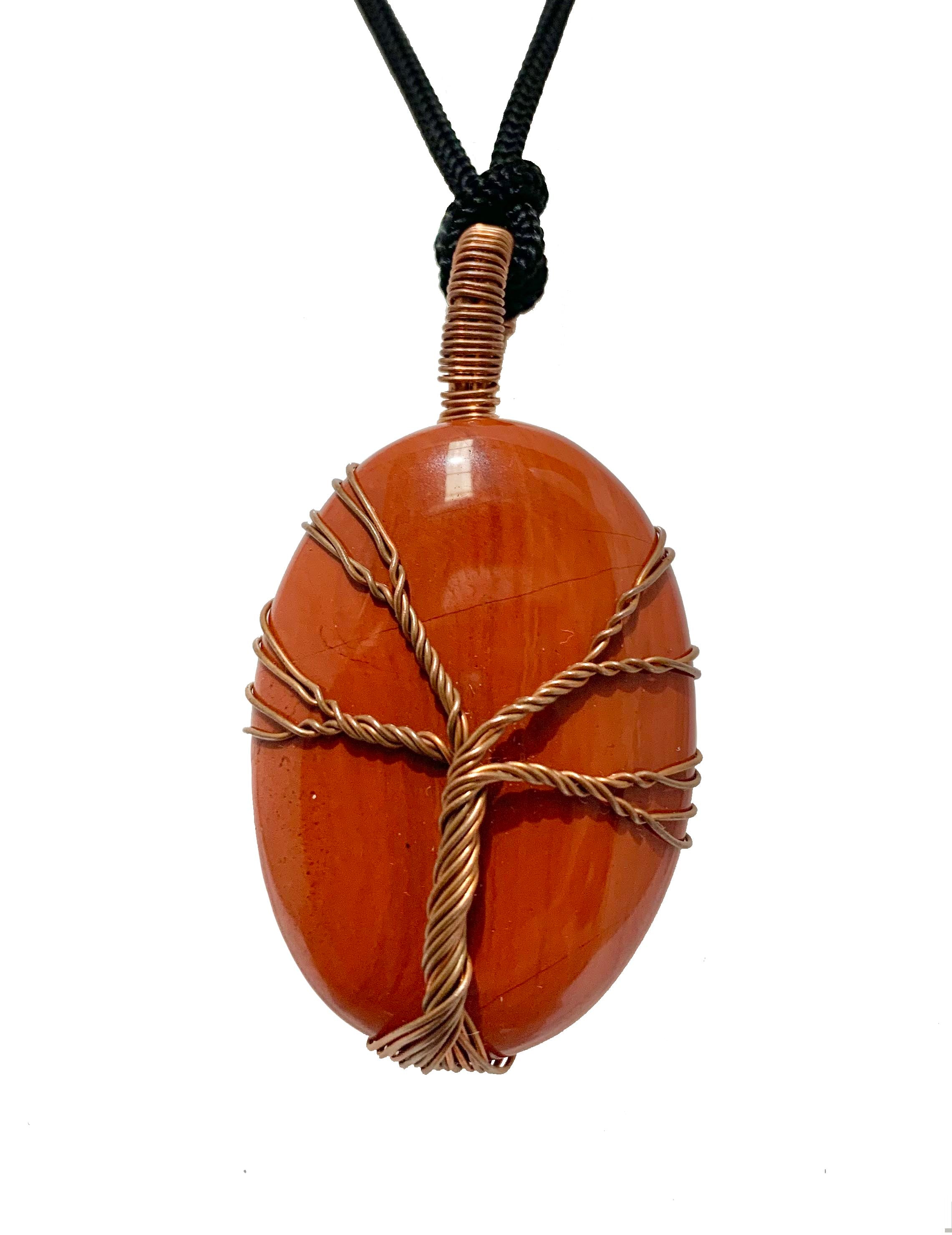Wisdom Tree Red Jasper Crystal Pendant