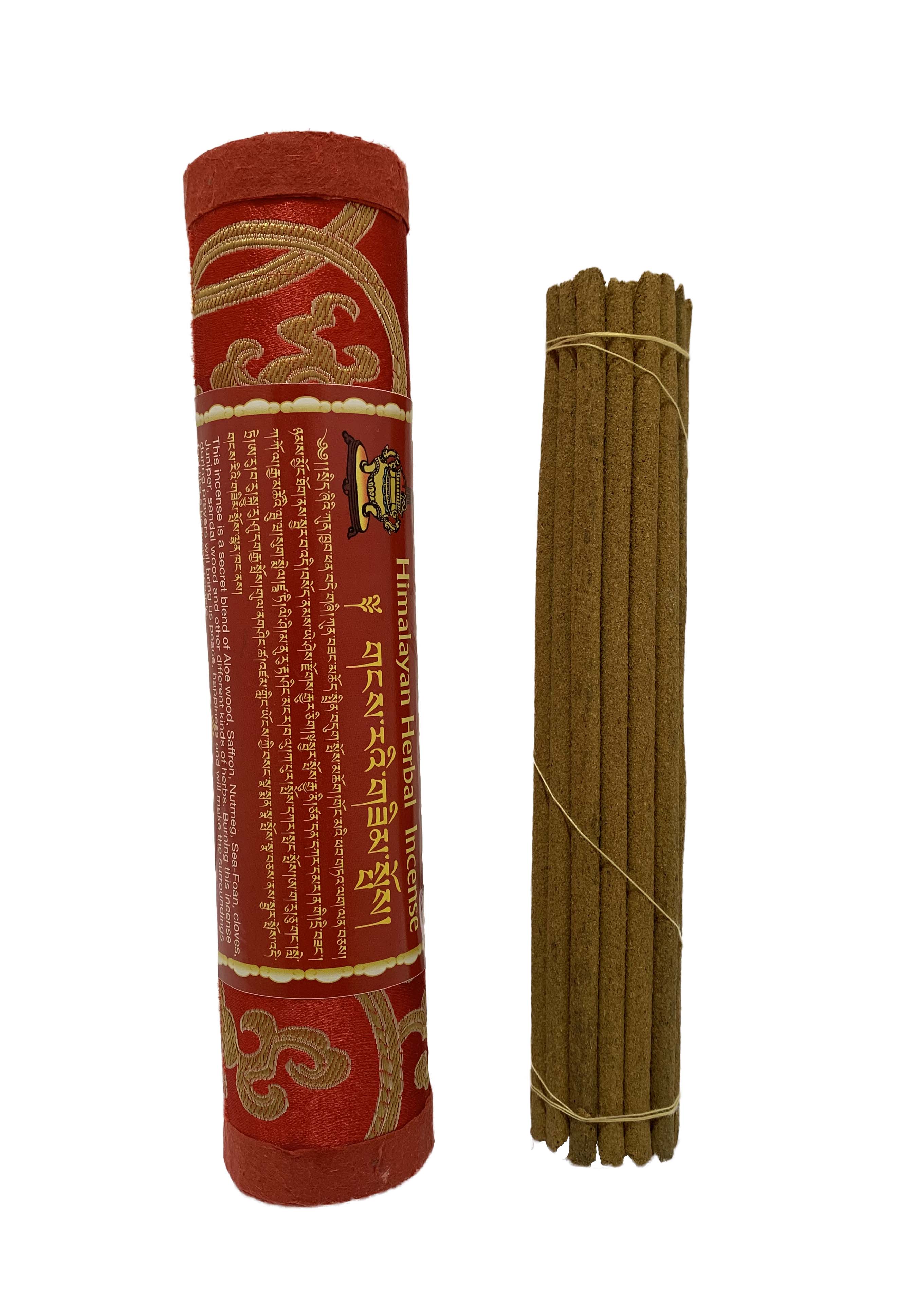 Himalayan Herbal Incense - Druk Sticks Red - 2 Pack